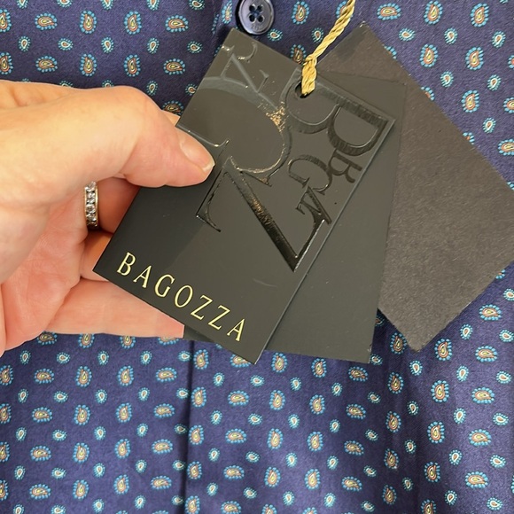 Bagozza Slim Fit Dress Shirt Retail $485 - Picture 5 of 9